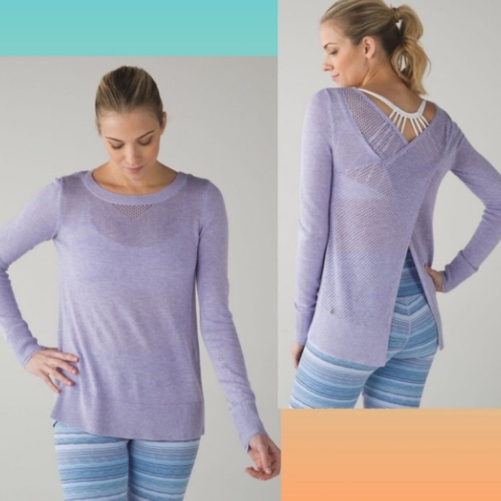 Lululemon Sunset Savasana Pullover ll Lilac